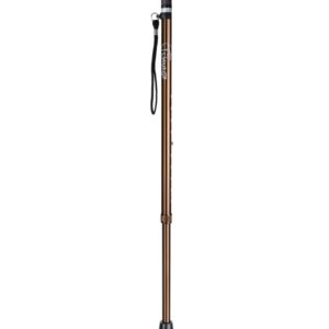 Baston reglabil din aluminiu - ELEGANT argintiu/albastru